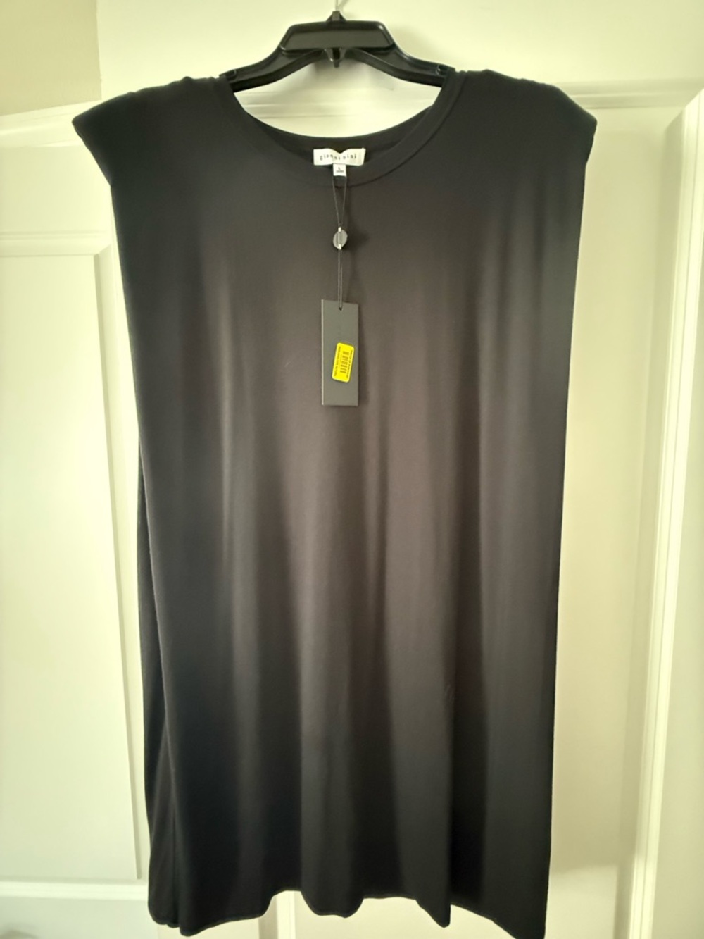 Gianni Bini Black Crewneck Top NWT size L
